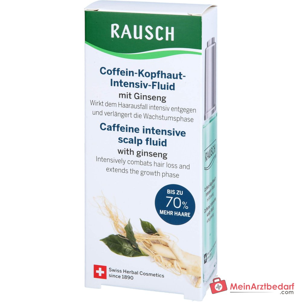 Rausch Coffein-Kopfhaut-Intensiv-Fluid mit Ginseng, 30 ml.