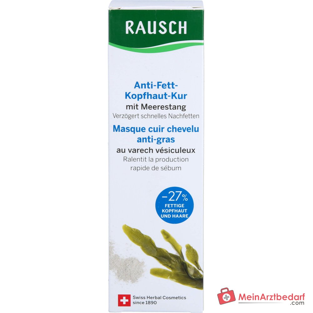 Rausch Anti-Fett-Kopfhaut-Kur mit Meerestang, 100 ml.