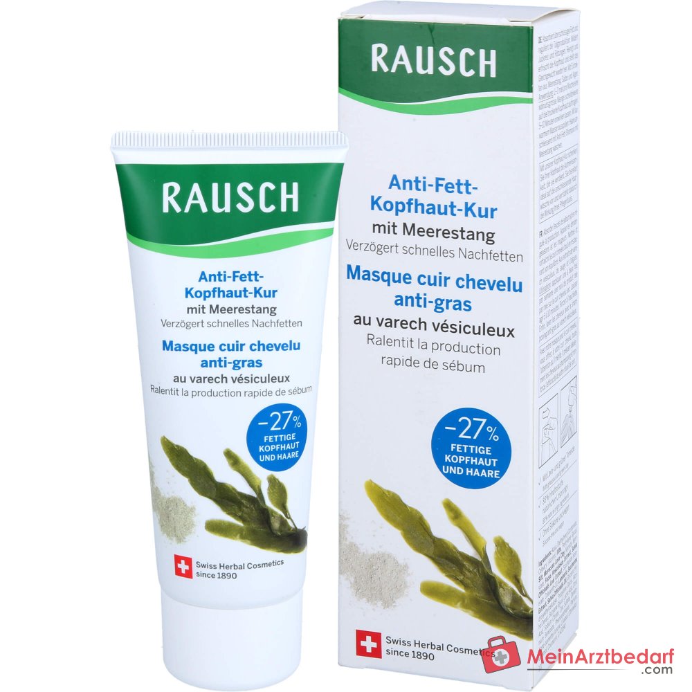 Rausch Anti-Fett-Kopfhaut-Kur mit Meerestang, 100 ml.