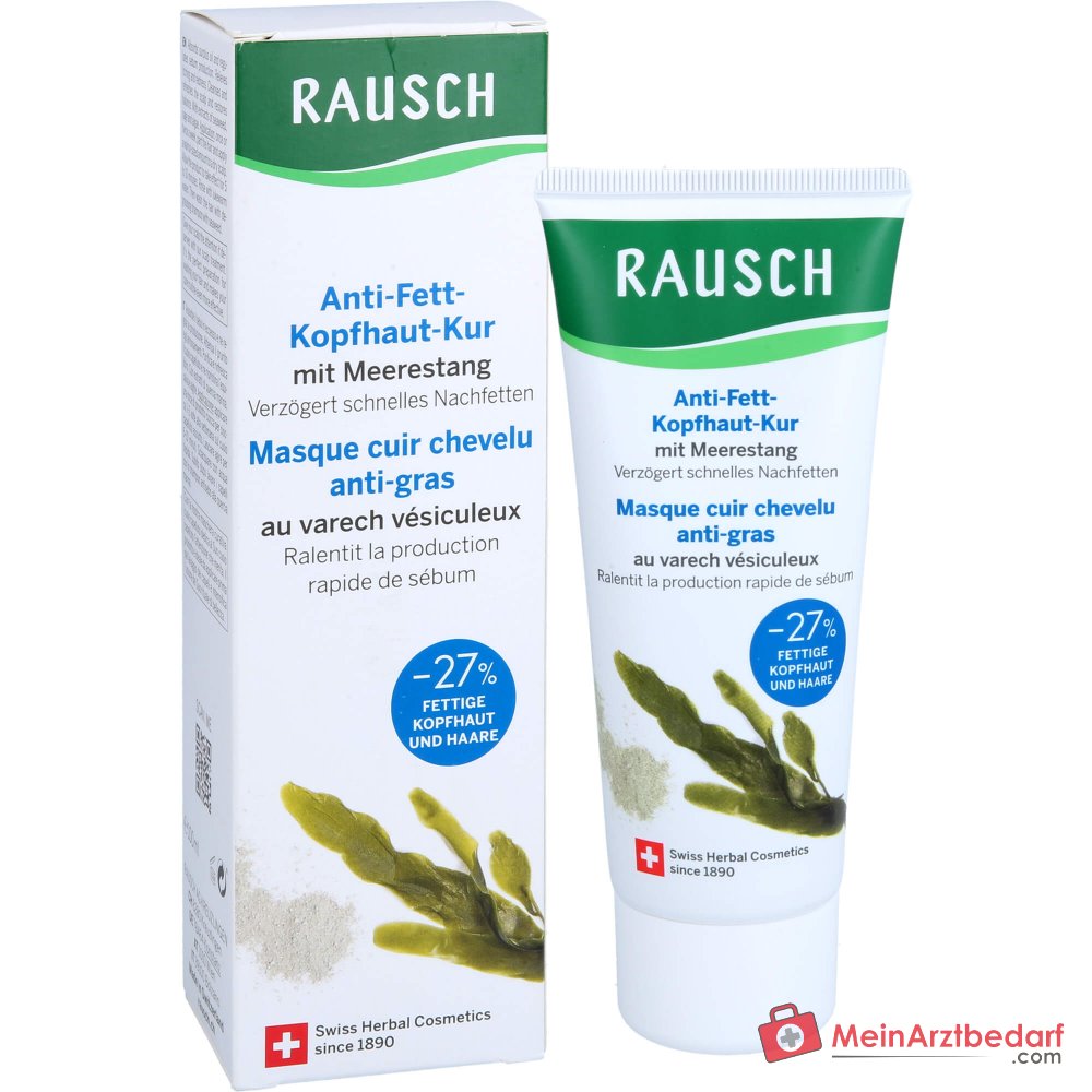 Rausch Anti-Fett-Kopfhaut-Kur mit Meerestang, 100 ml.