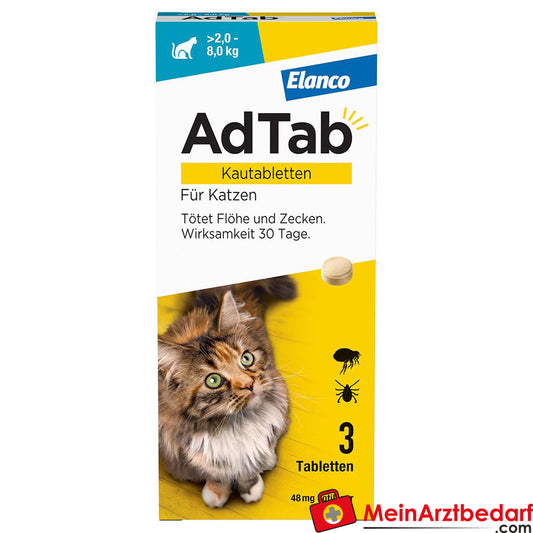 Adtab 48mg Katze 2-8kg 3 St.
