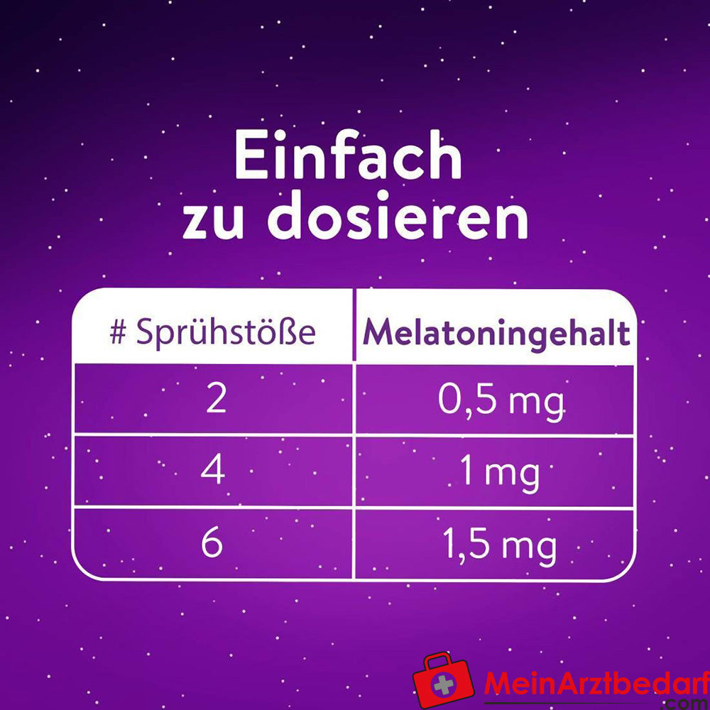 WICK ZzzQuil Gute Nacht Melatonin Spray ohne Zucker und Alkohol, vegan - Lavendel- und Orangengeschmack, 30ml.