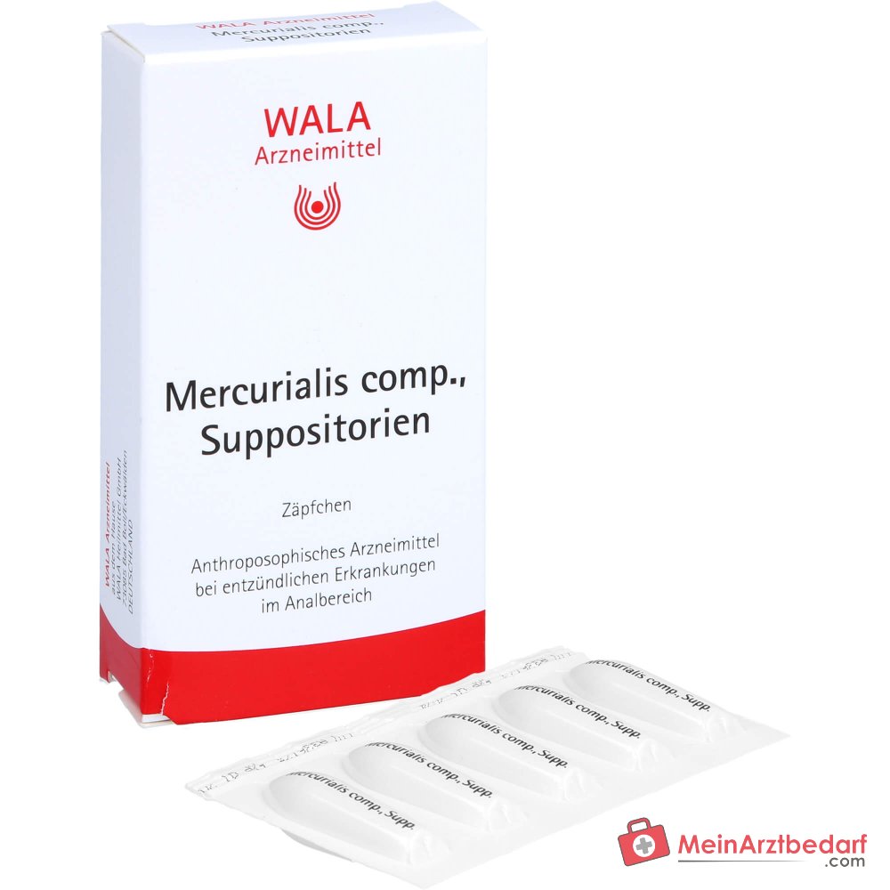 WALA Mercurialis comp. Suppositoires, 10 pièces.
