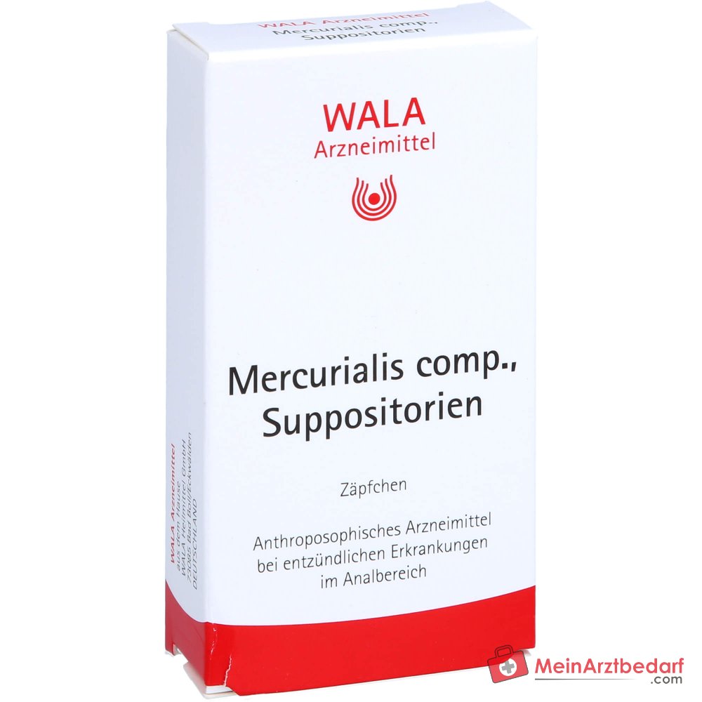 WALA Mercurialis comp. Suppositoires, 10 pièces.