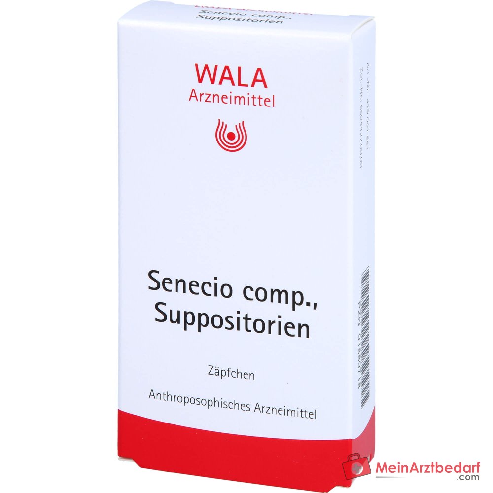 WALA Senecio comp. Supositorios, 10 unidades.
