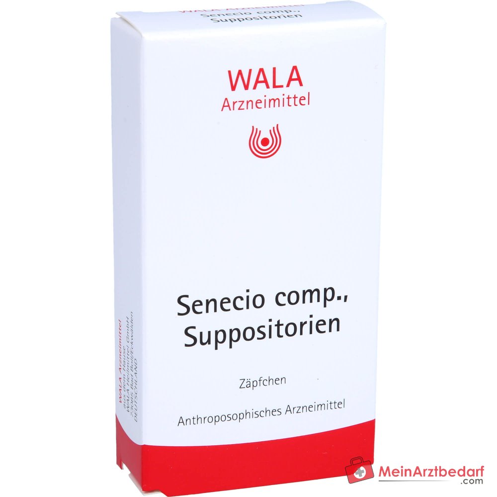WALA Senecio comp. Supositorios, 10 unidades.