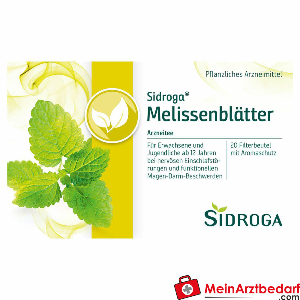 Sidroga® Melissenblättertee.