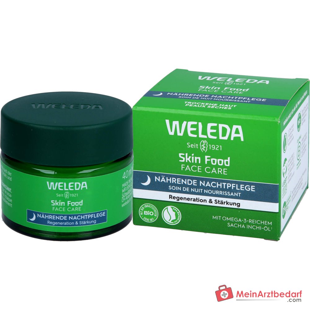 Weleda Skin Food Nährende Nachtpflege Gesichtscreme, 40 ml