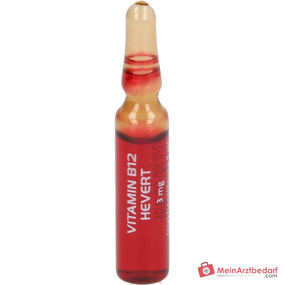 Hevert Vitamine B12 plus acide folique solution injectable, 2 x 5 ampoules