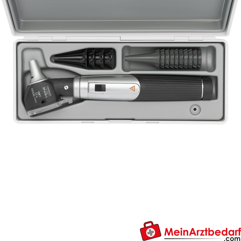 HEINE mini 3000 LED F.O. Otoskop, Batteriegriff.