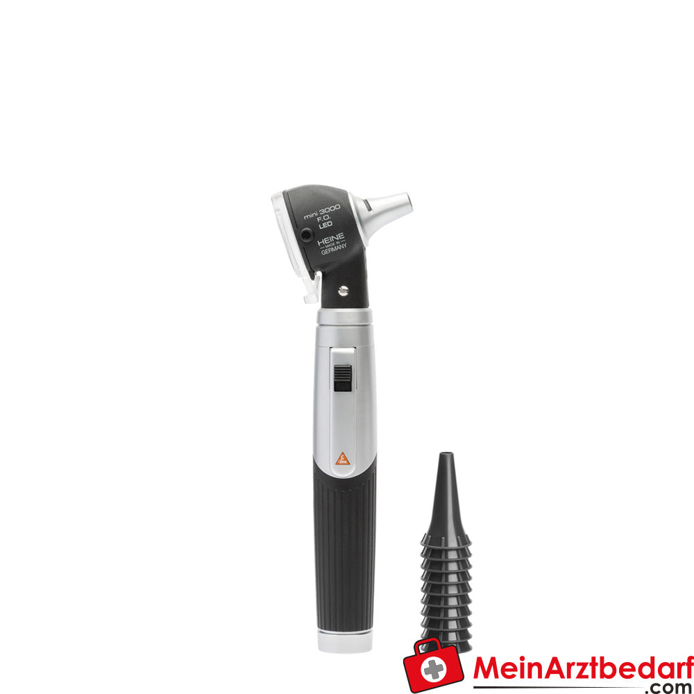 HEINE mini 3000 F.O. Kit LED - Ladegriff + AllSpec Einweg-Tips.