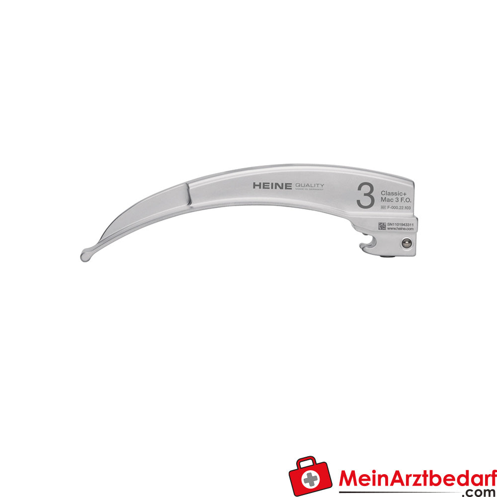 HEINE Classic+ Fiber Optik (F.O.) Spatel nach Macintosh.