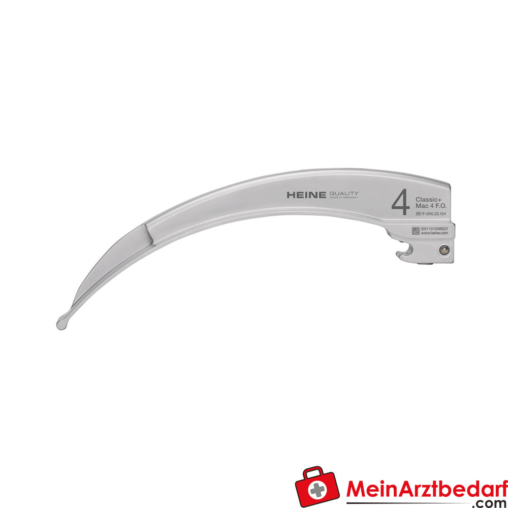 HEINE Classic+ Fiber Optik (F.O.) Spatel nach Macintosh.