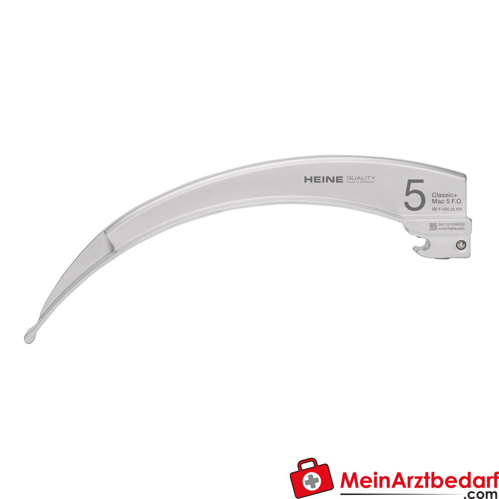 HEINE Classic+ Fiber Optik (F.O.) Spatel nach Macintosh.