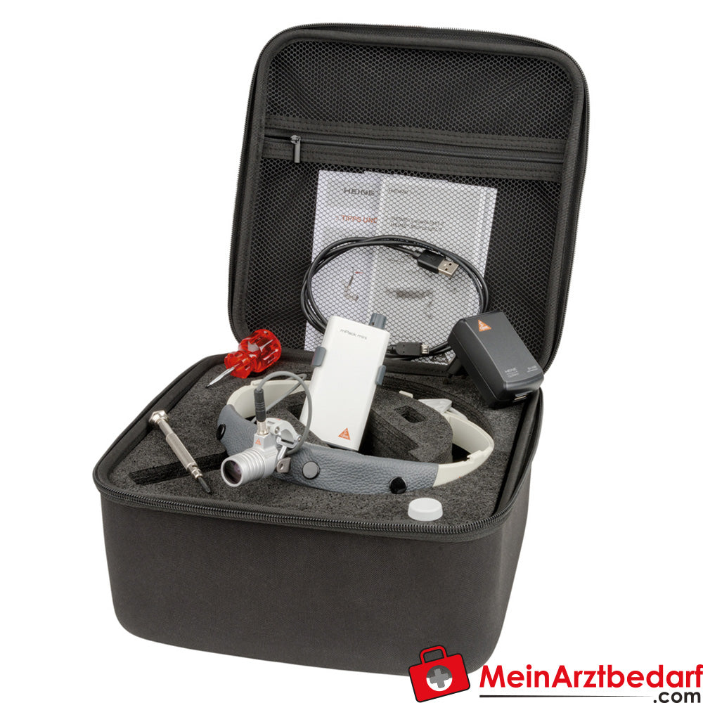 HEINE MicroLight2 - Lightweight Kopfband + mPack mini.