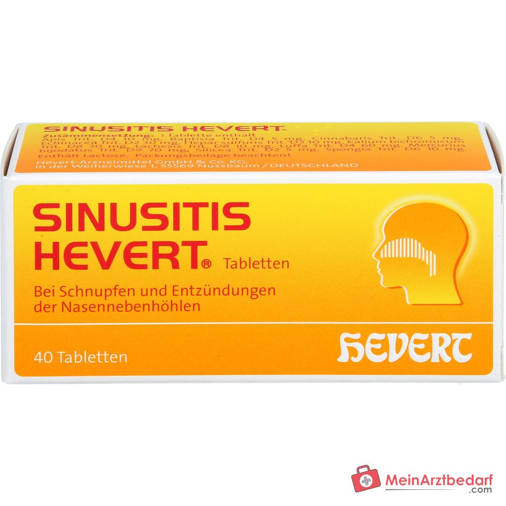 Hevert Sinusitis Tabletten, 40 St.