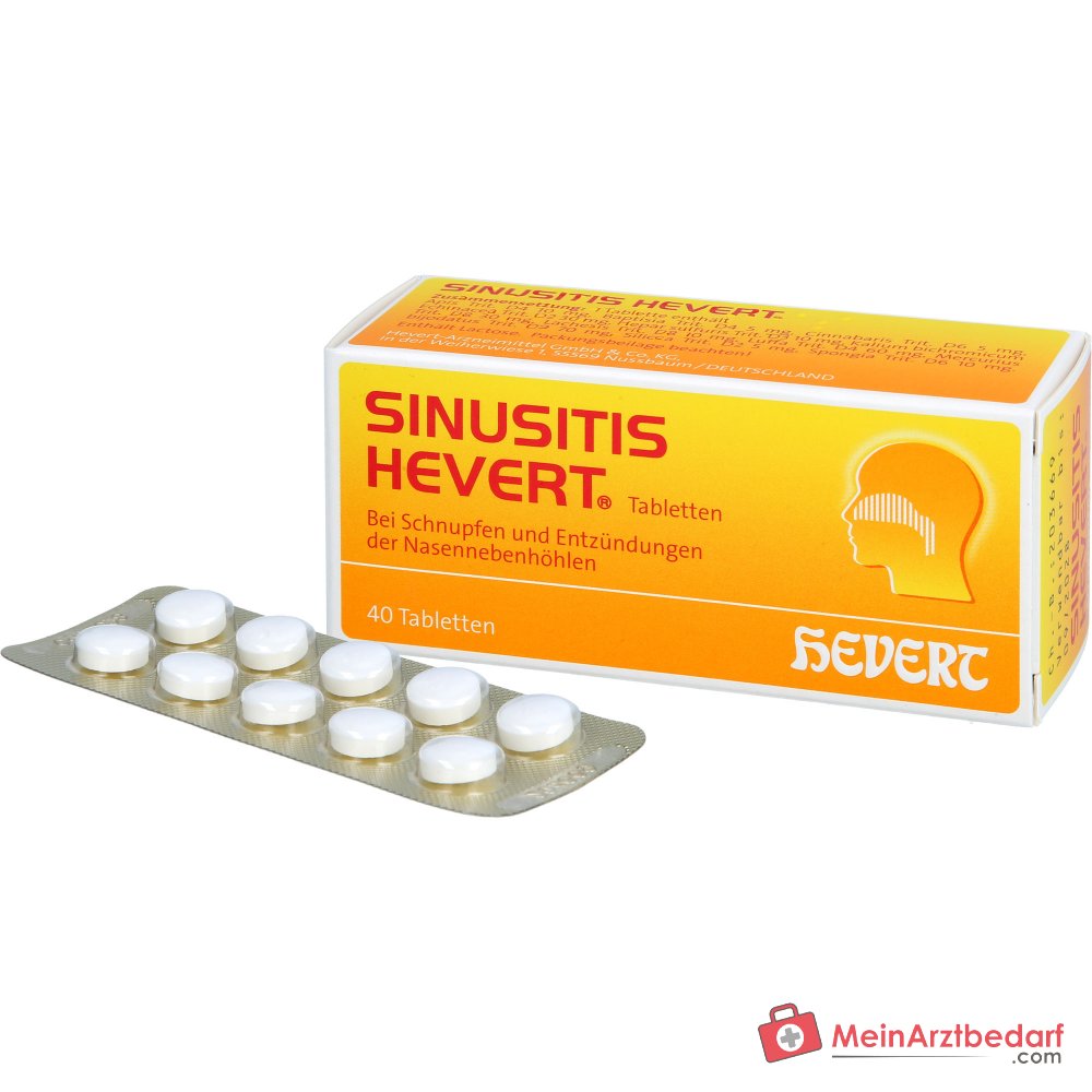 Hevert Sinusitis Tabletten, 40 St.