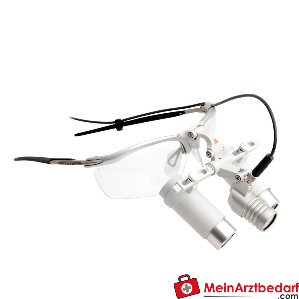 HEINE LoupeLight2 Set - HRP 4x Binokularlupe 340mm + S-FRAME + mPack mini.