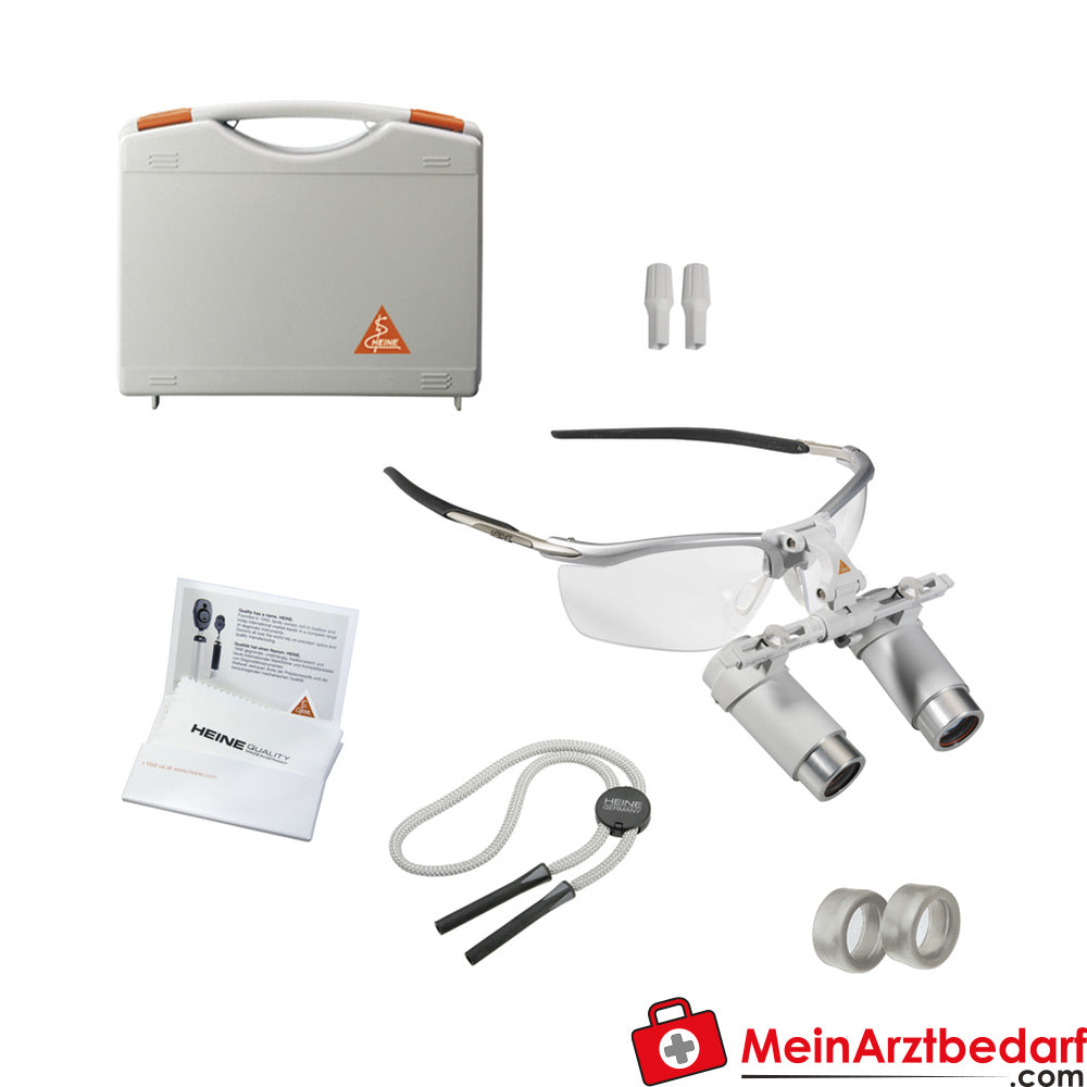 HEINE HRP HIGH RESOLUTION PRISMATIC BINOKULARLUPEN - Brillengestell.