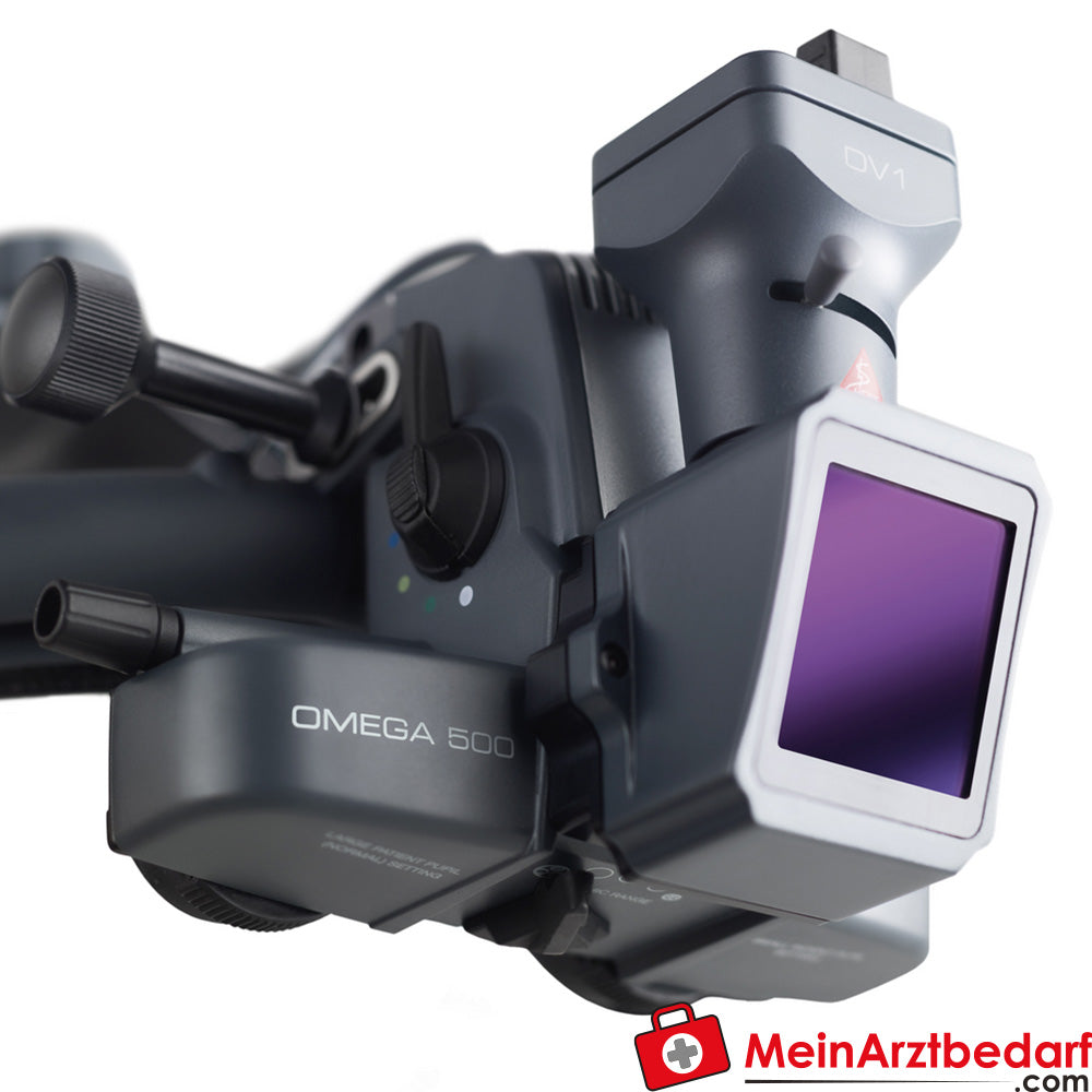 HEINE Omega 500-LED + DV1 + USB 2.0 Kabel.