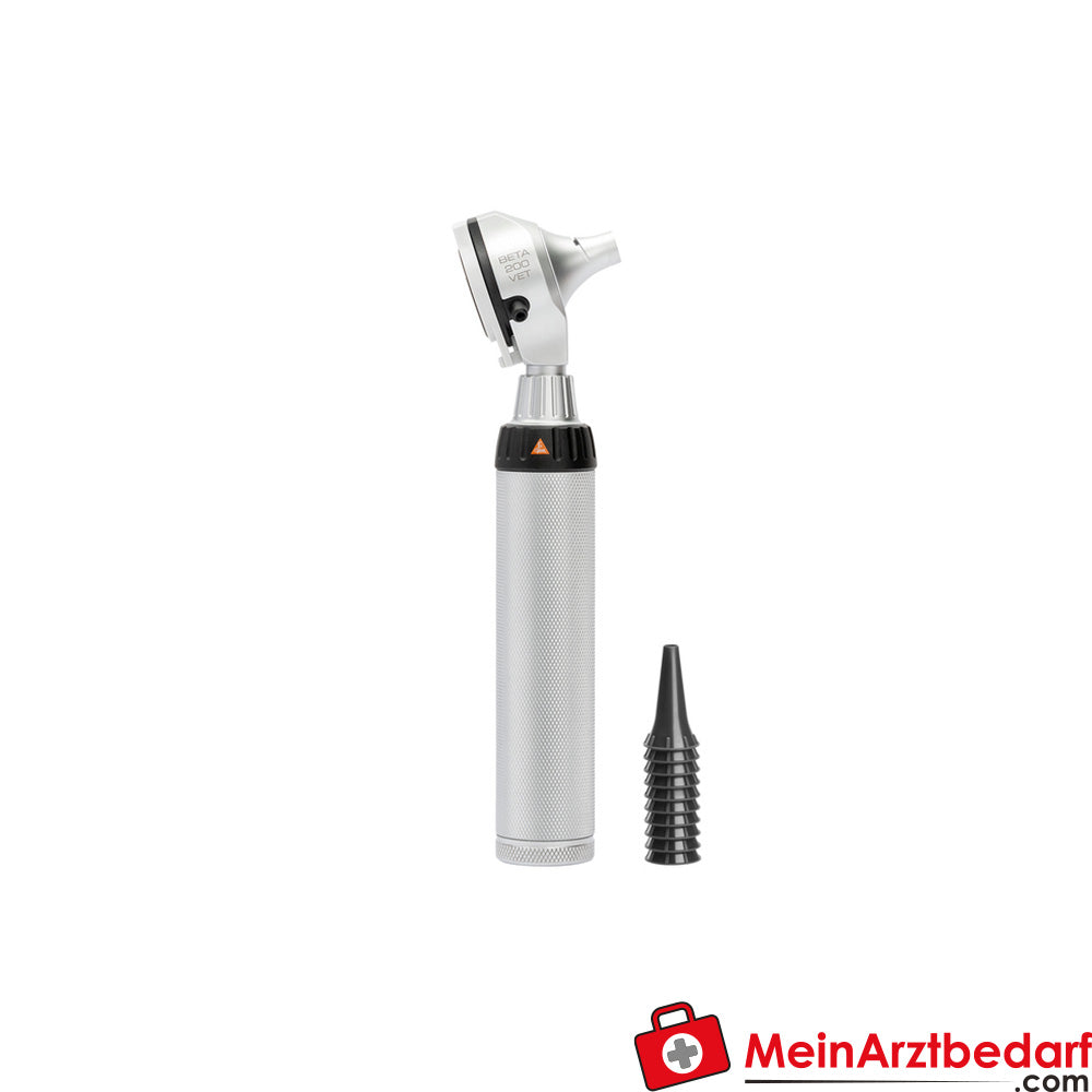 HEINE BETA 200 LED VETERINARIO F.O. Otoscopio con impugnatura a batteria