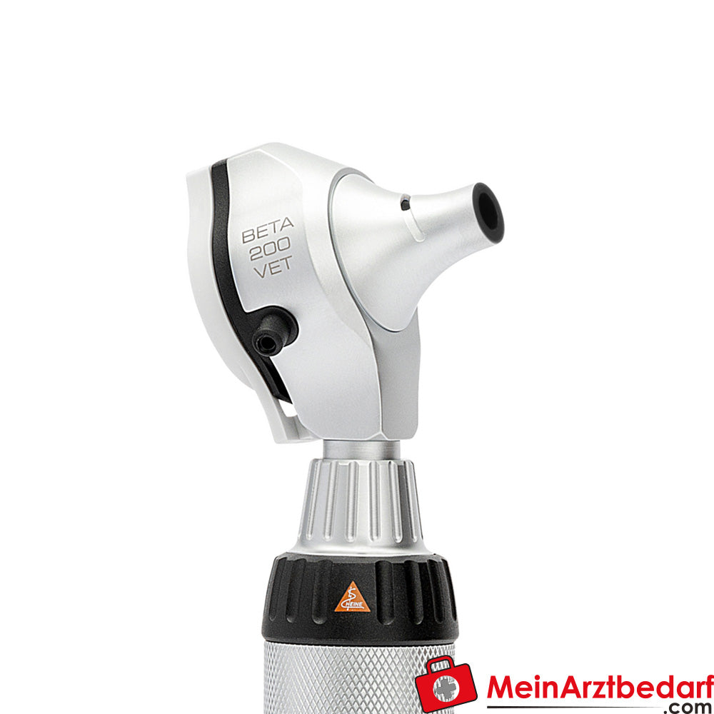 HEINE BETA 200 LED VETERINARIO F.O. Otoscopio con impugnatura a batteria