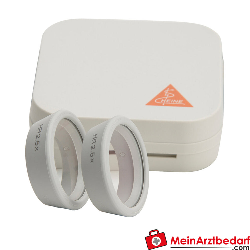 HEINE HR Vorsatzlupen im Etui.