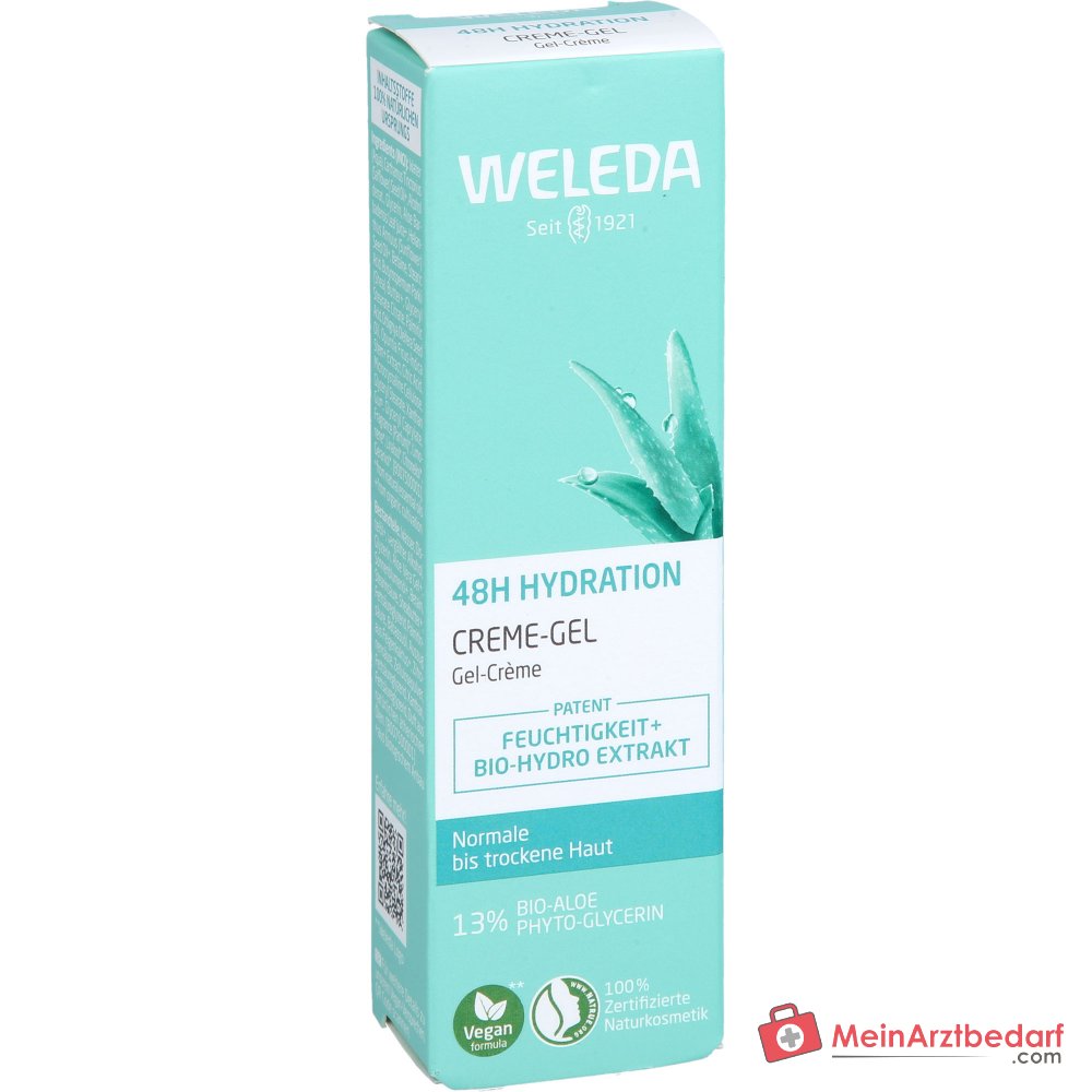 Weleda 48H Hydration Creme-Gel, 30 ml