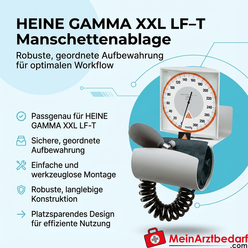 Heine cuff holder for GAMMA XXL LF-T, robust cuff holder