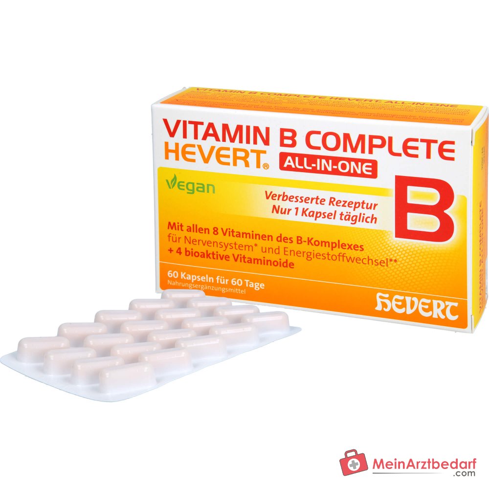 Hevert Vitamin B Complete All-in-One Kapseln, 60 St.