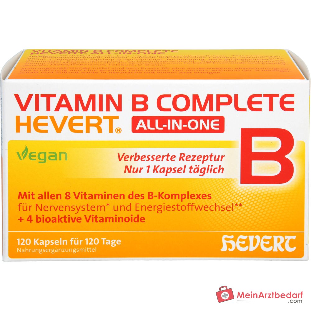 Hevert Witamina B Komplet All-in-One Kapsułki, 120 szt.