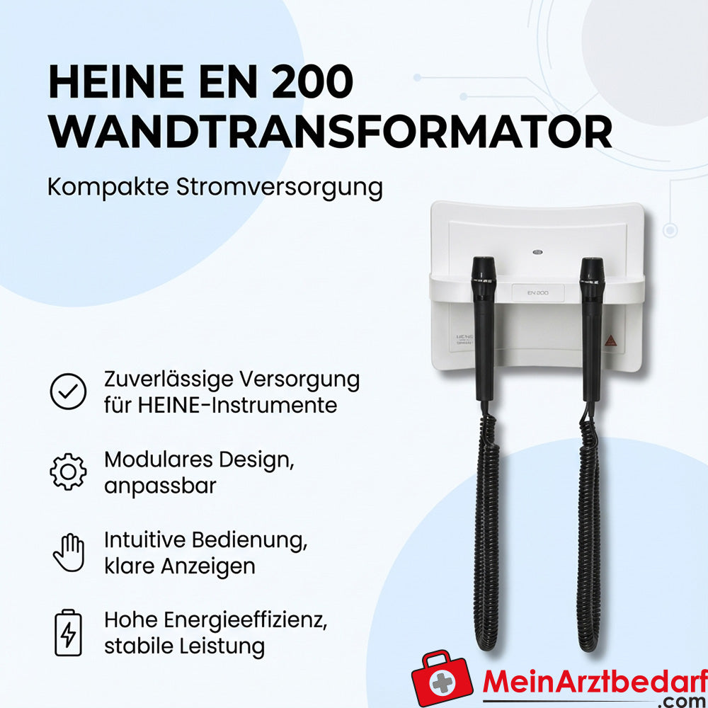 Heine EN 200 wall transformer Power supply unit for wall mounting without instruments