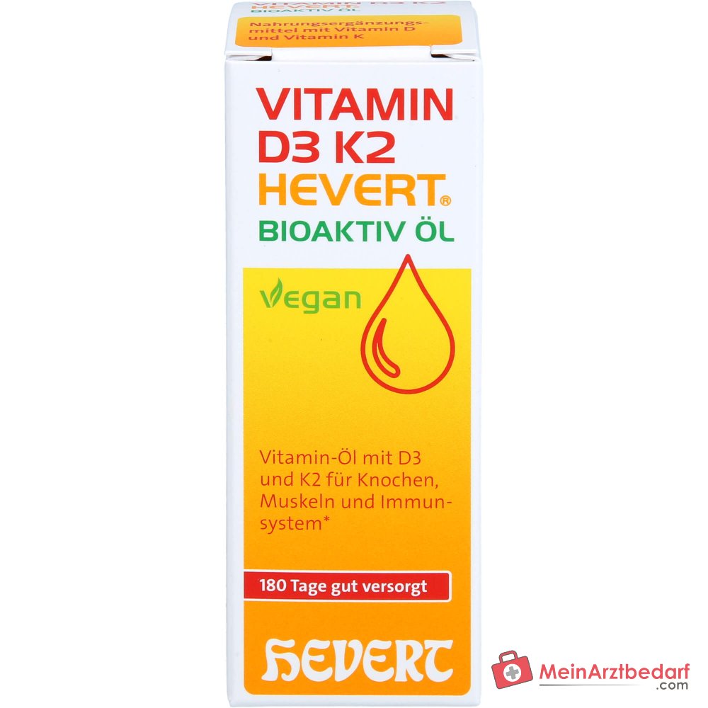 Hevert Vitamin D3 K2 Bioaktiv Öl, 20 ml