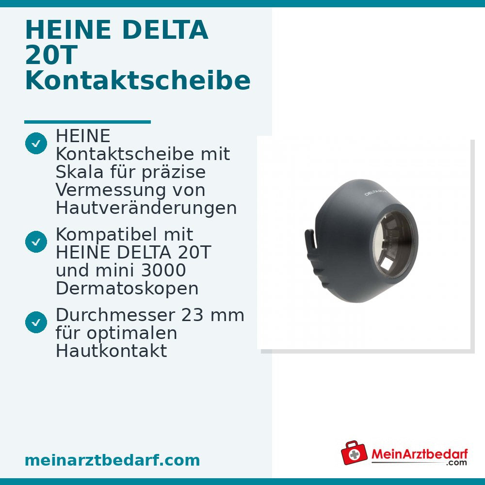 HEINE DELTA 20T Kontaktscheibe mit Skala