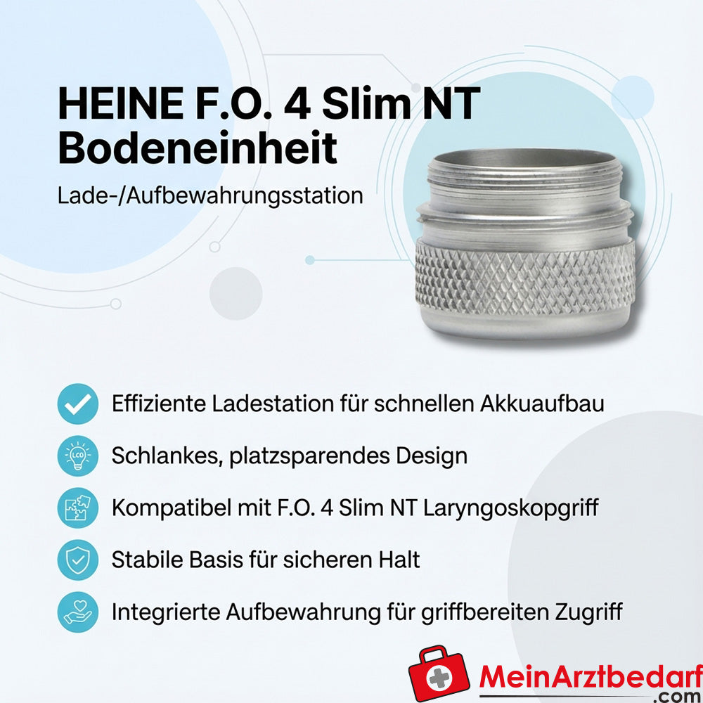 Heine F.O. 4 Slim NT floor unit charging/storage station