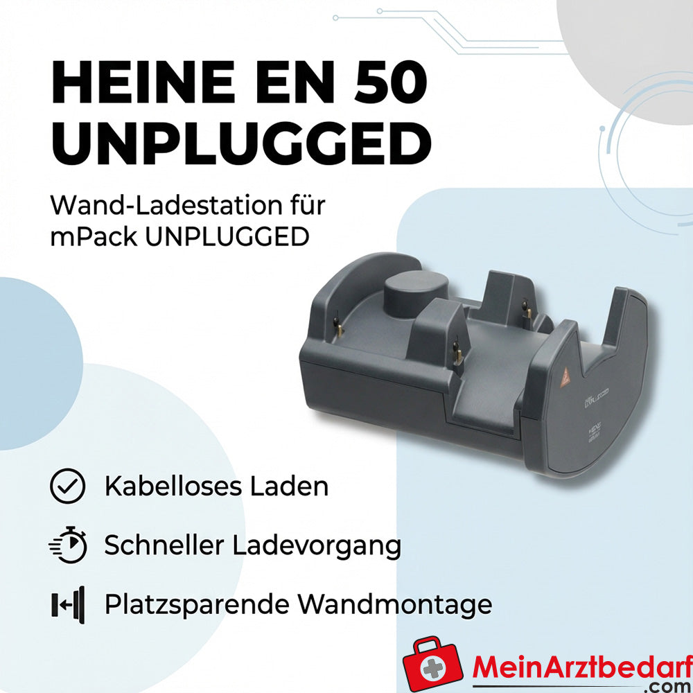 Heine EN 50 UNPLUGGED Wall charging station for mPack UNPLUGGED