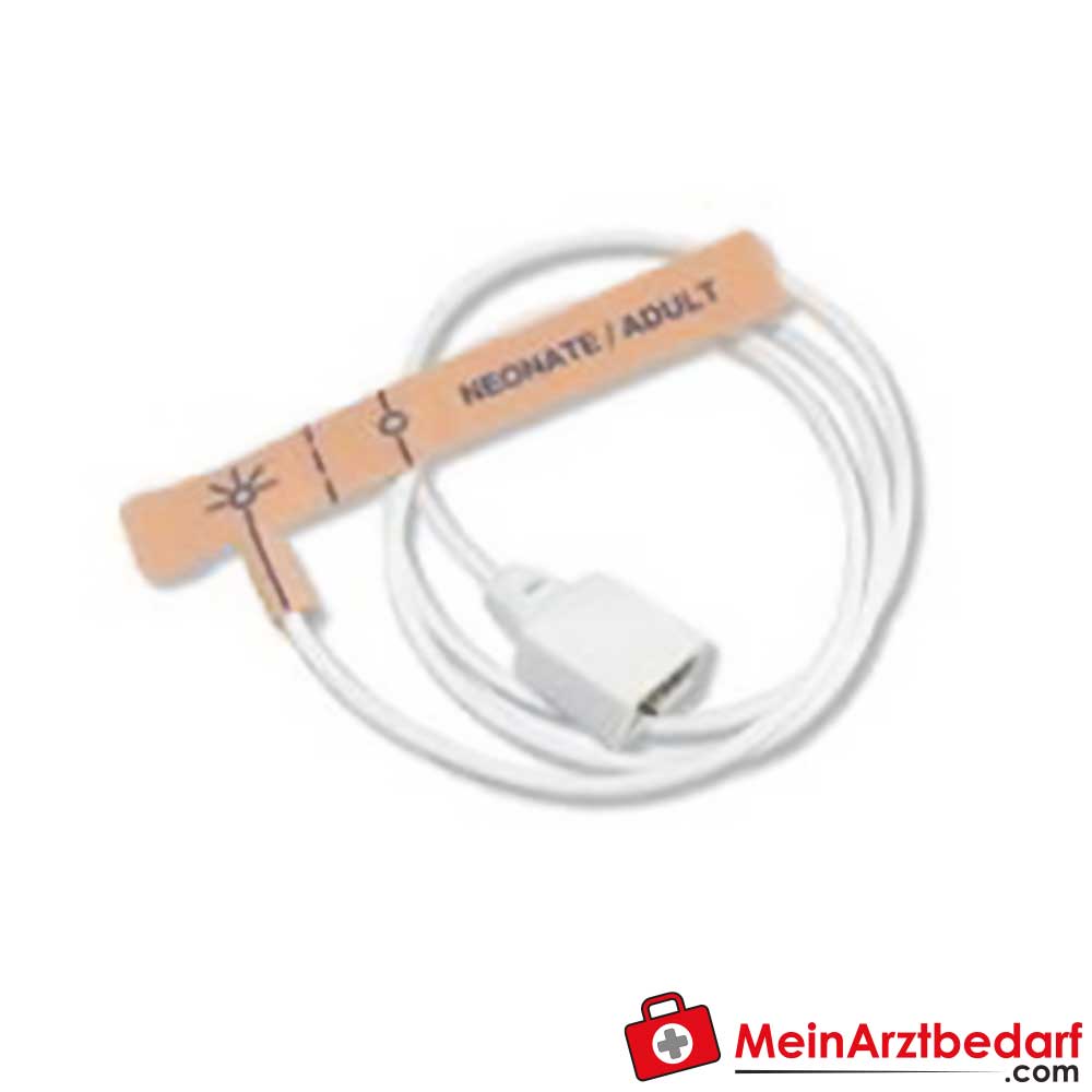 Medical Econet SpO2 Wrapsensor, Neonatal/Erwachsener, Einweg.