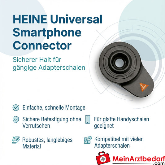 HEINE Universal Smartphone Connector Adapter für glatte Handyschalen