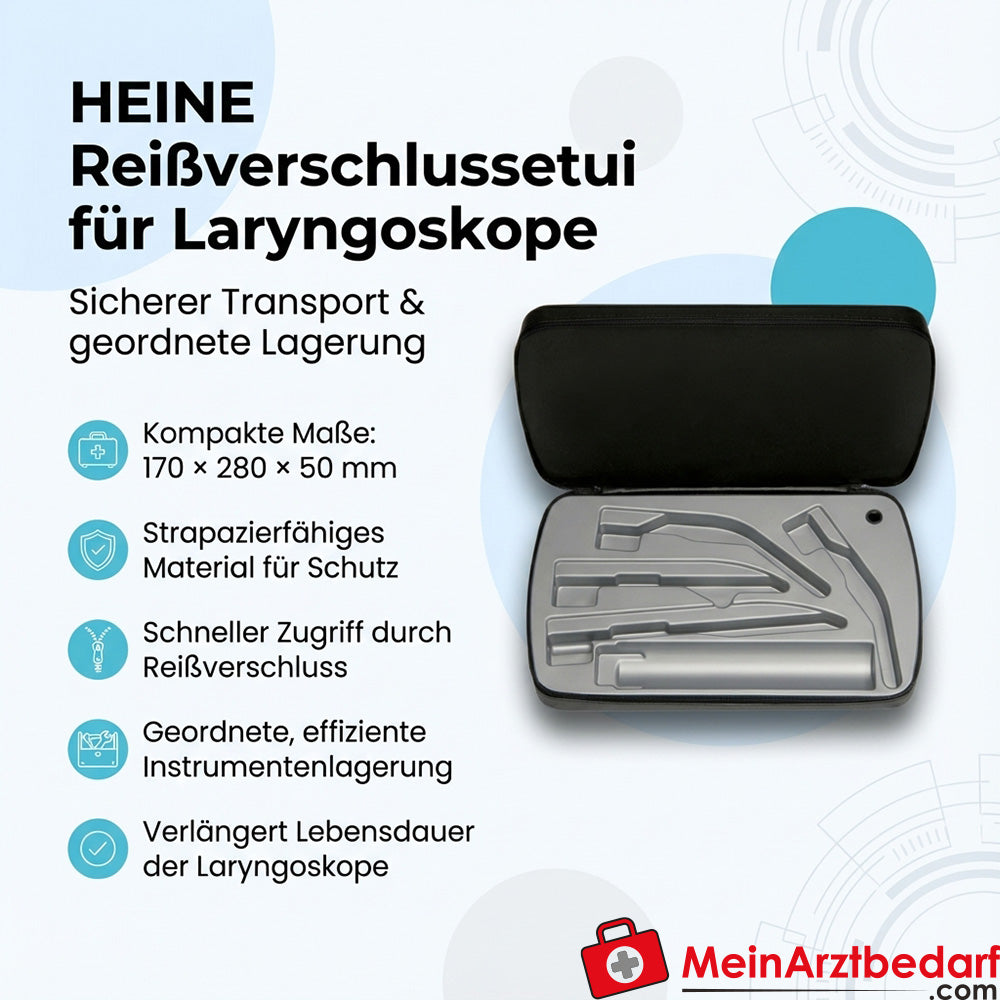 Heine ritstas voor laryngoscopen 170 x 280 x 50 mm