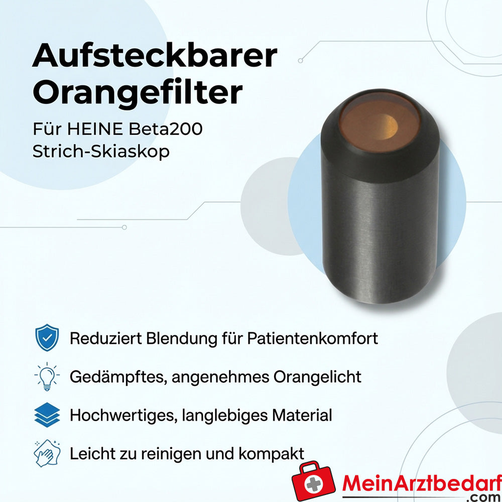 Heine Beta200 line skiascope orange filter attachable