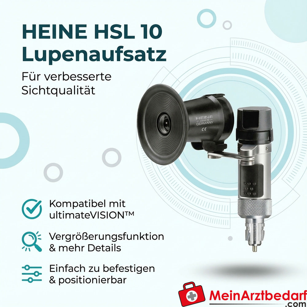 Heine Loupe attachment for HSL 150 hand slit lamp, 10 pcs.