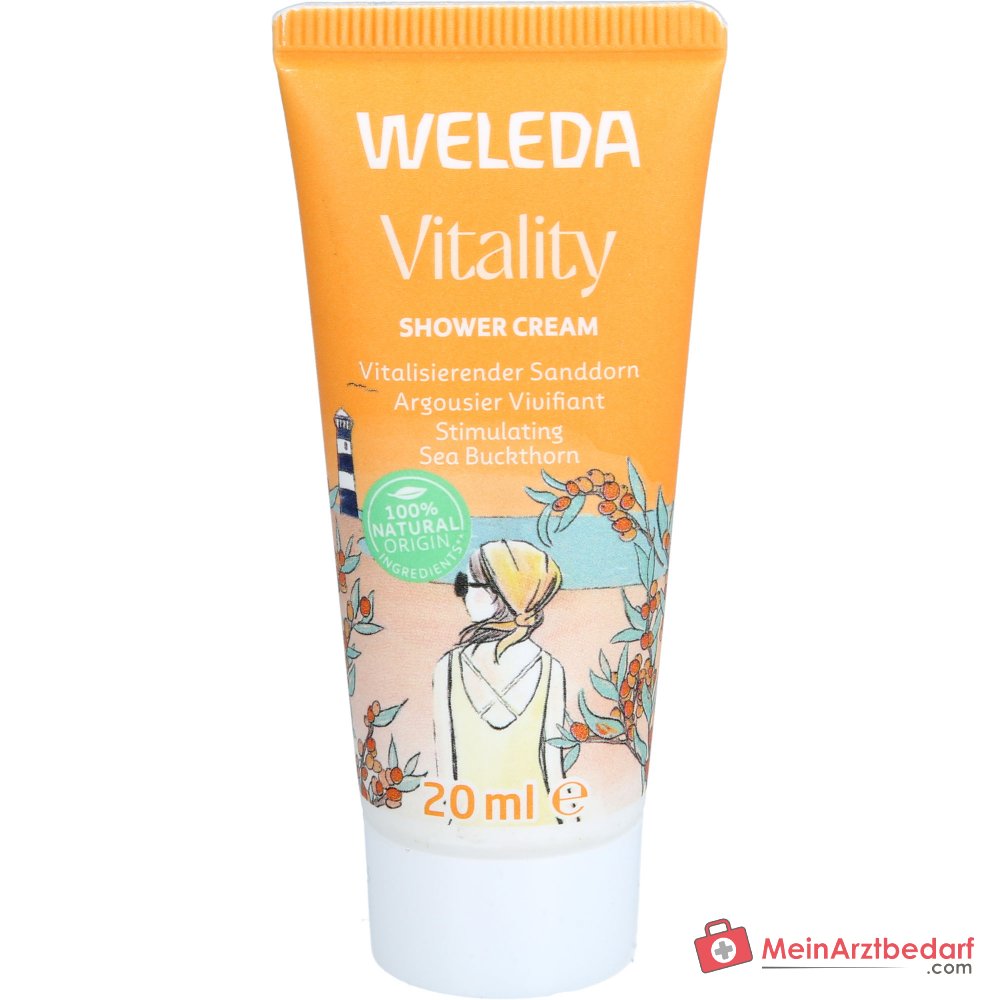 Weleda Crema de Ducha Vitalidad Espino Amarillo Gel de Ducha, 20 ml