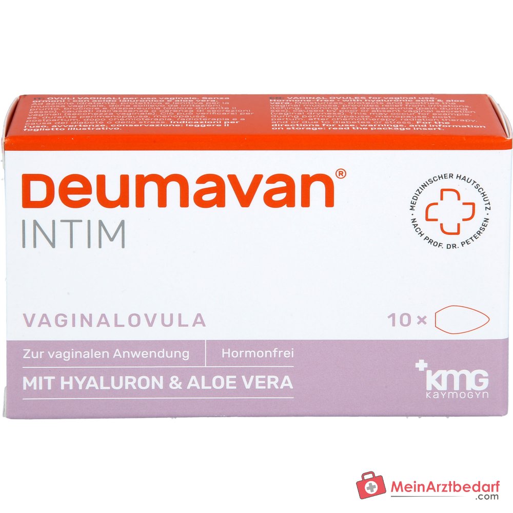 Deumavan Intim Vaginalovula Hyaluronsaeure / Aloe Vera Ovula, 10 St..