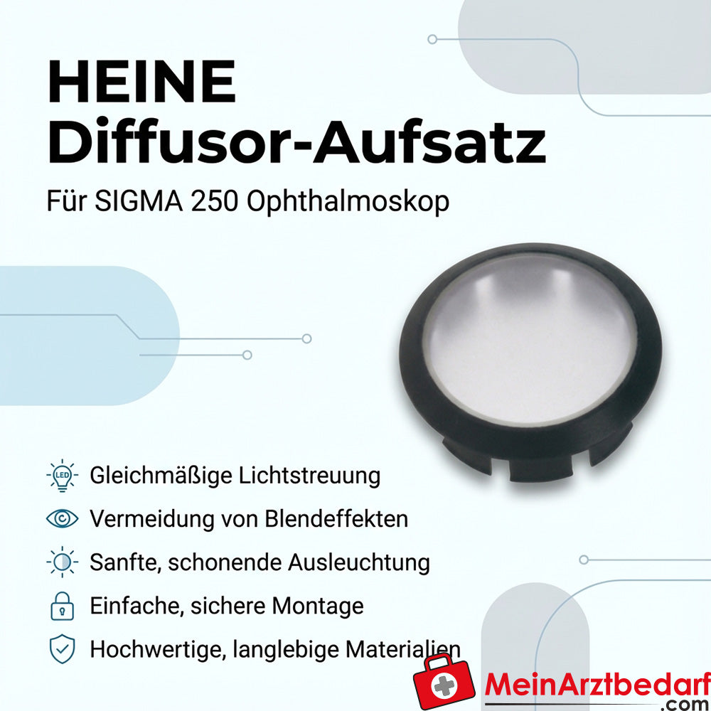 Heine diffuser attachment for SIGMA 250 indirect ophthalmoscope