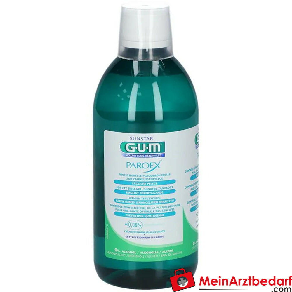 GUM® Paroex Mundspülung 0,06 %, 500ml.