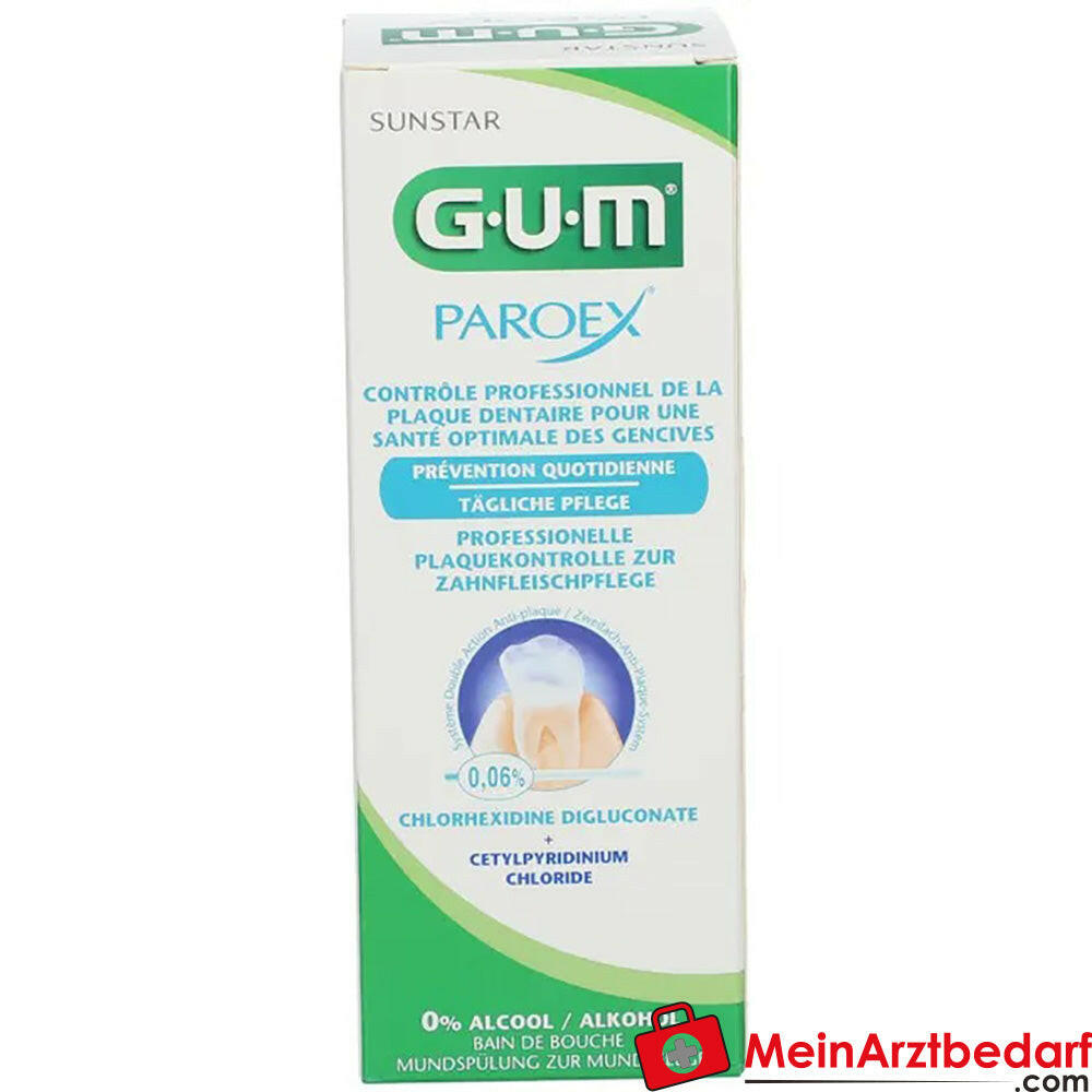 GUM® Paroex Mundspülung 0,06 %, 500ml.