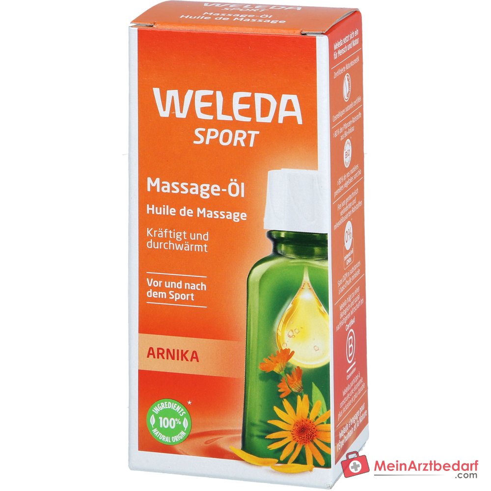 Weleda Sport Massage-Öl Arnika, 50 ml