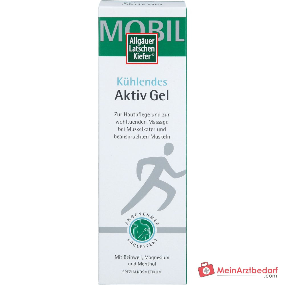Allgäuer Latschenkiefer Kühlendes Aktiv Gel Menthol / Beinwell / Arnika / Campher / Magnesium / Panthenol Gel, 200 ml.