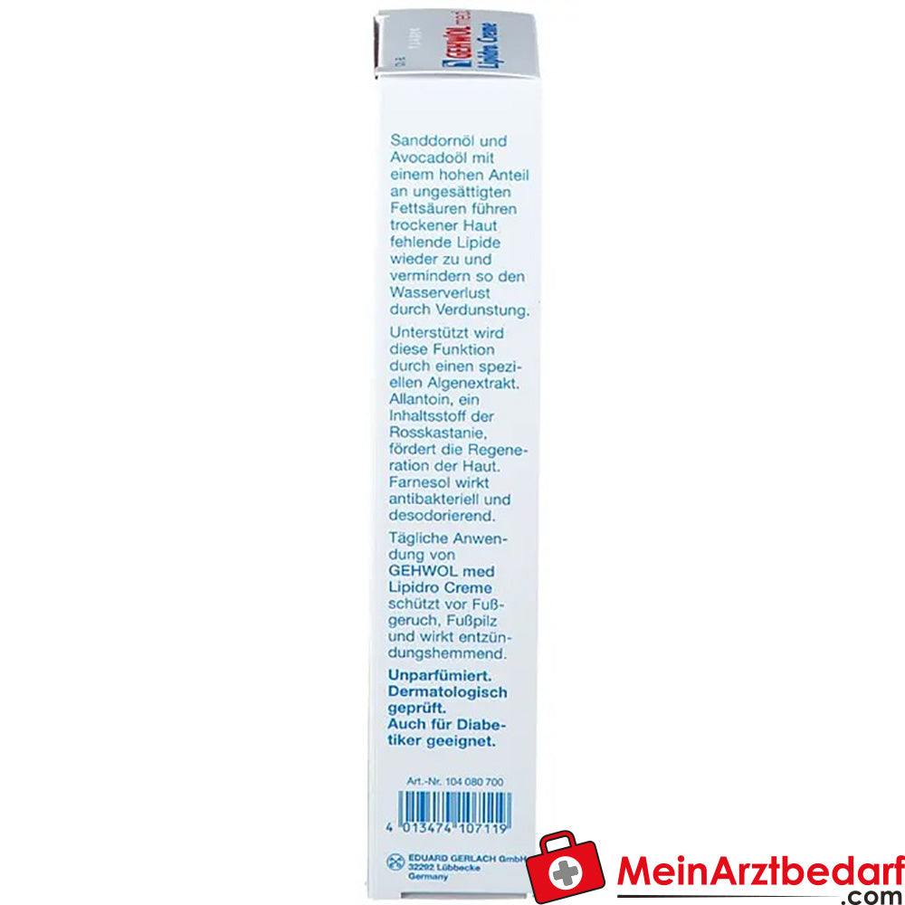 GEHWOL med® Lipidro® Creme, 125ml.