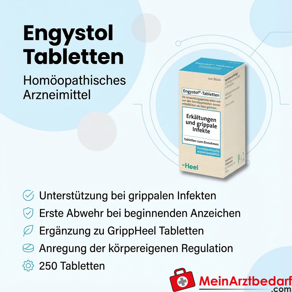 PEI01 Engystol Tabletten 250 St. Homöopathie bei Erkältungen